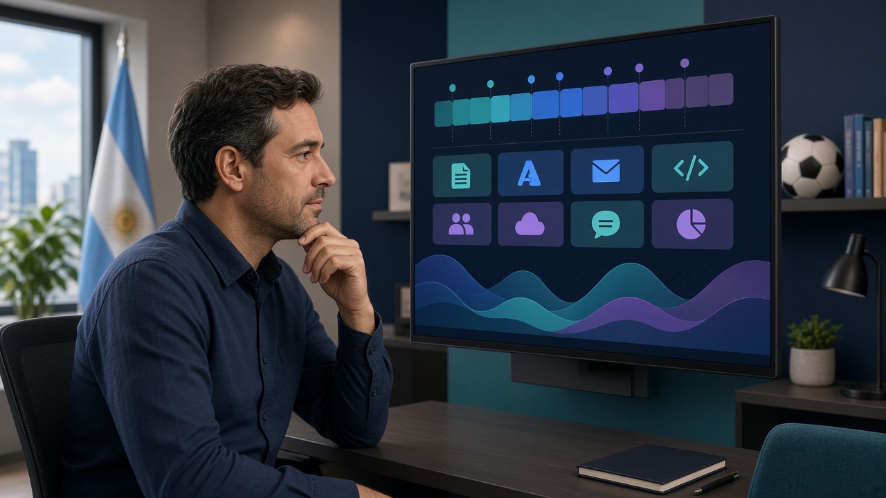 Conversación comercial sobre monitoreo de la PC de trabajo